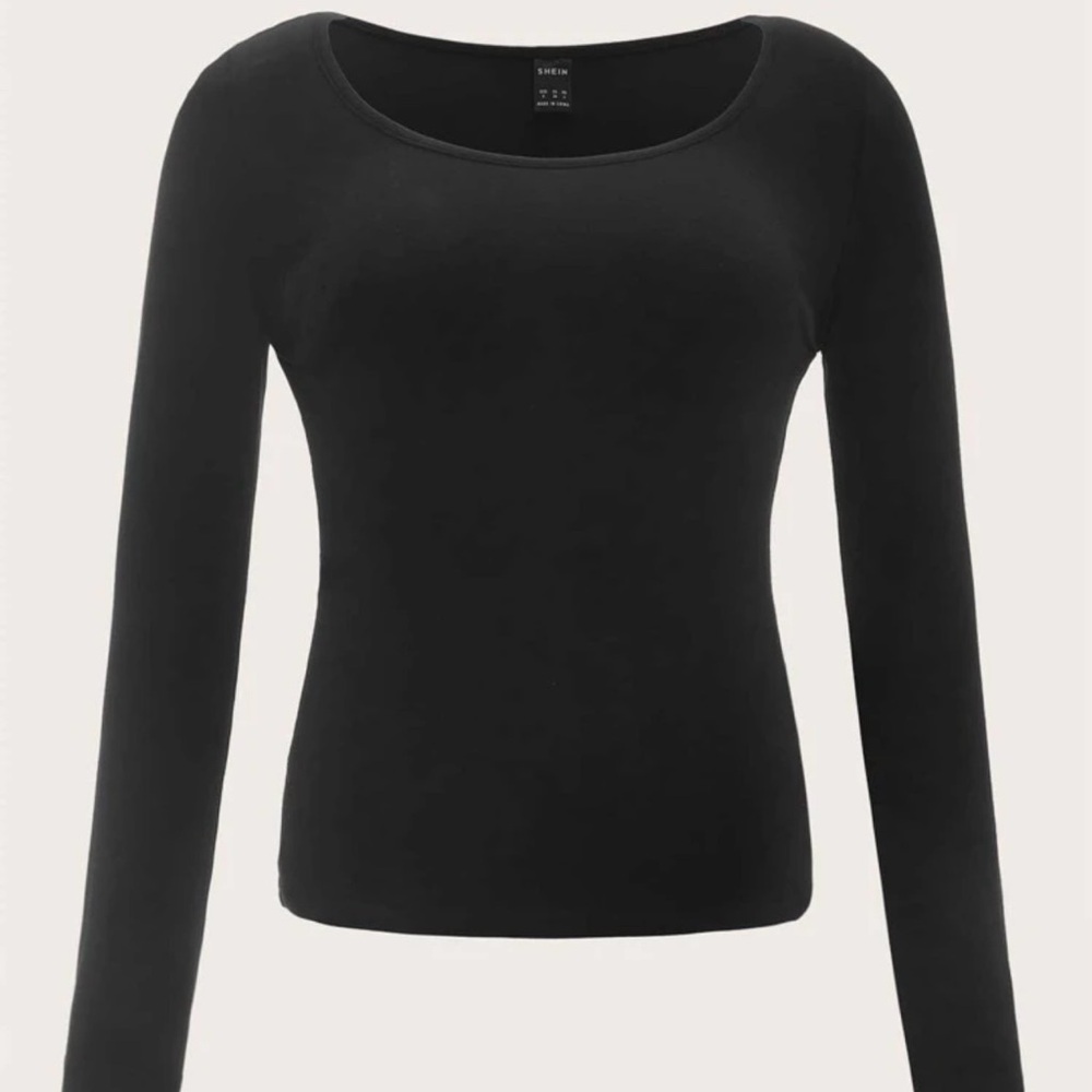 Black Long Sleeve Women's Top